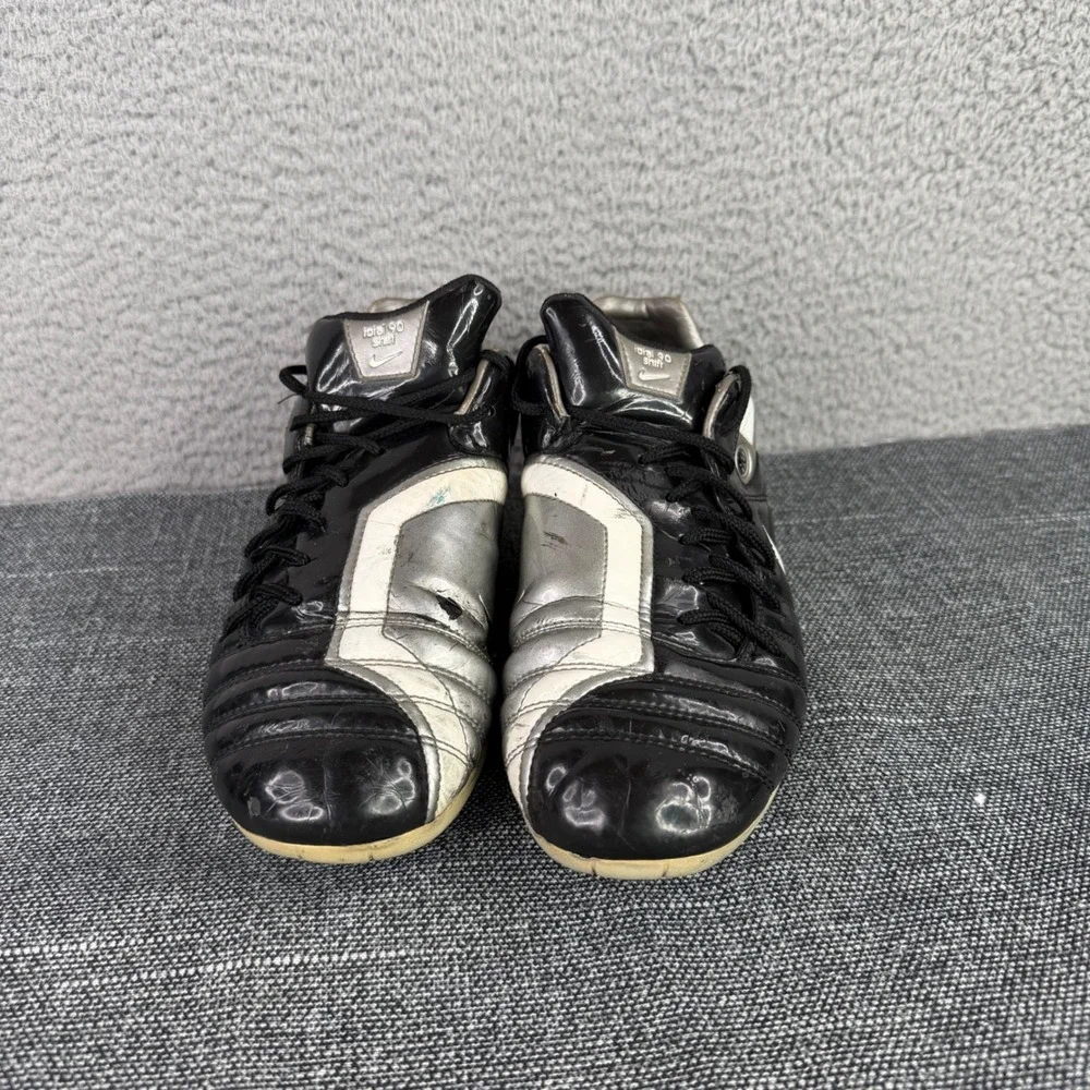 Nike Total 90 Shift Soccer Cleats Mens 8.5 Black Silver‎ 313995-011 2006 Vintage